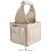CLC Custom Leathercraft 526 Electrician's and Maintenance Tool Pouch, Heavy Duty, 17 Pocket , Tan
