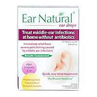 EarNatural – Treatment for Middle-Ear Infections, Earache, Itching – Relief in Less Than a Minute - in a Single Treatment – 100% Natural Ingredients, Made in USA – US Patents Issued & Pending