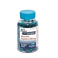 Be Health Ibuprofen 200 Mg Softgels, Pain Reliever/Fever Reducer (NSAID), Made in USA, 360 Count