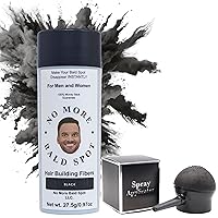 Root Cover Up Bundle: Hair Powder, Root Touch Up Spray, Gray Hair Cover Up, Style Edit Root Touch Up, Hairline Powder for Women - Complete Kit with Spray Applicator (Black)