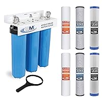 APPLIED MEMBRANES INC. 3-Stage Whole House Water Filter System & Lead Reduction Filter Replacement