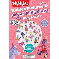 Unicorn Hidden Pictures Puffy Sticker Playscenes: Unicorn Sticker Activity Book, 50+ Reusable Stickers, Decorate Pictures and Solve Puzzles, Sticker Book for Kids (Highlights Puffy Sticker Playscenes) Unicorn Hidden Pictures Puffy Sticker Playscenes: Unicorn Sticker Activity Book, 50+ Reusable Stickers, Decorate Pictures and Solve Puzzles, Sticker Book for Kids (Highlights Puffy Sticker Playscenes) Paperback