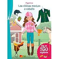 Pegatinas - Las chicas montan a caballo (Spanish Edition)
