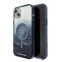 ZAGG Gear4 Milan Snap Case Apple iPhone 14 Plus, D3O Drop Protection Up to (13ft│4m), Wireless Charging Compatible, Reinforced Top, Bottom & Edges - Blue Swirl