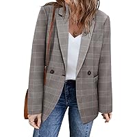 CHICZONE Womens Long Sleeve Casual Blazers Open Front Lapel Button Work Office Blazer Jackets
