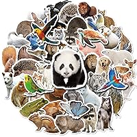 100 Pieces of Cute Animal Stickers for Kids. Waterproof Vinyl