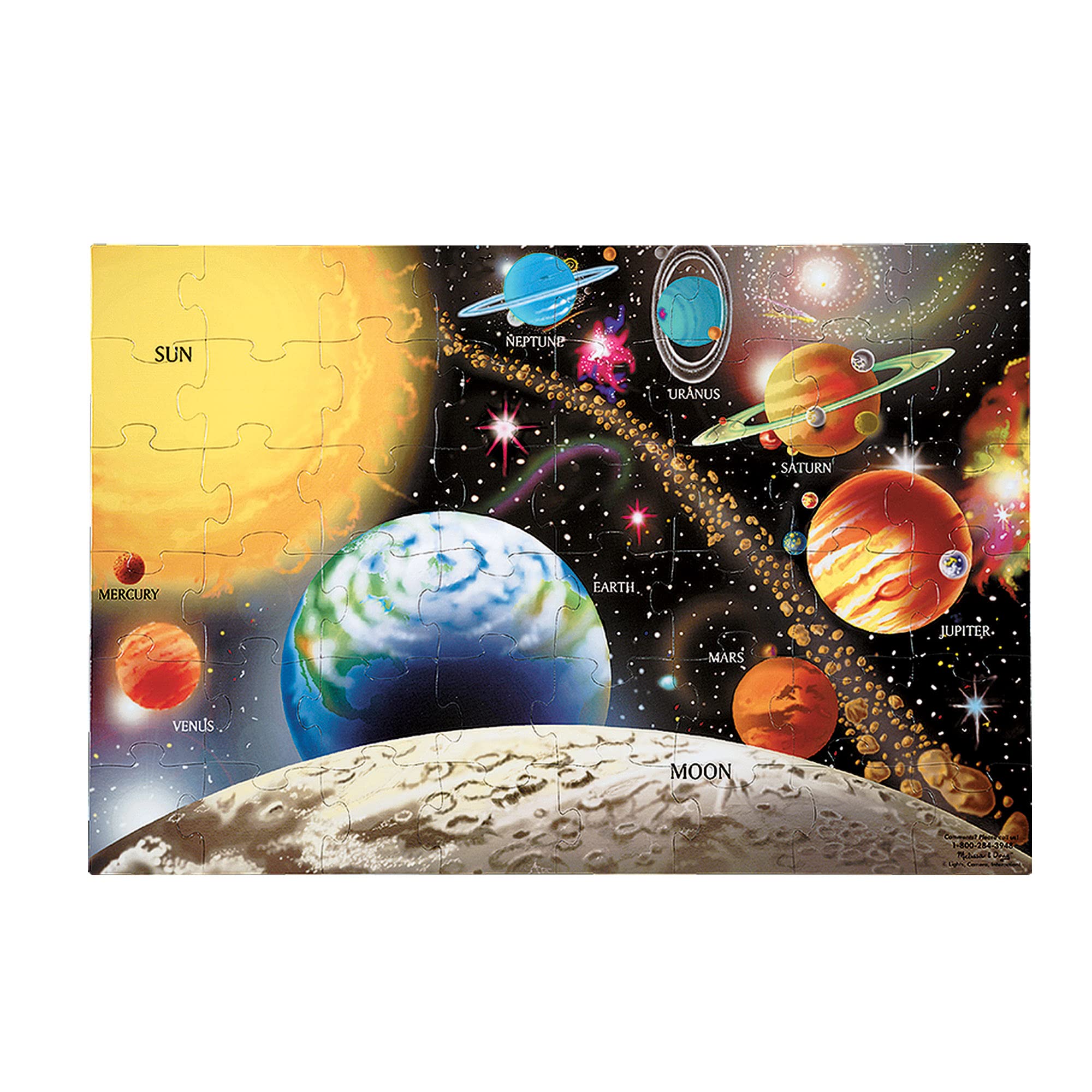 Melissa & Doug Solar System Floor Puzzle (48 pcs, 2 x 3 feet)
