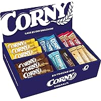 Corny Mix Box - Cereal, Oat Bars and Nut Bars Bulk Pack, 75 Bars