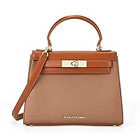 VICTORIA HYDE Handbags for Women, Women's Satchel Handbags, Leather Top Handle Purse