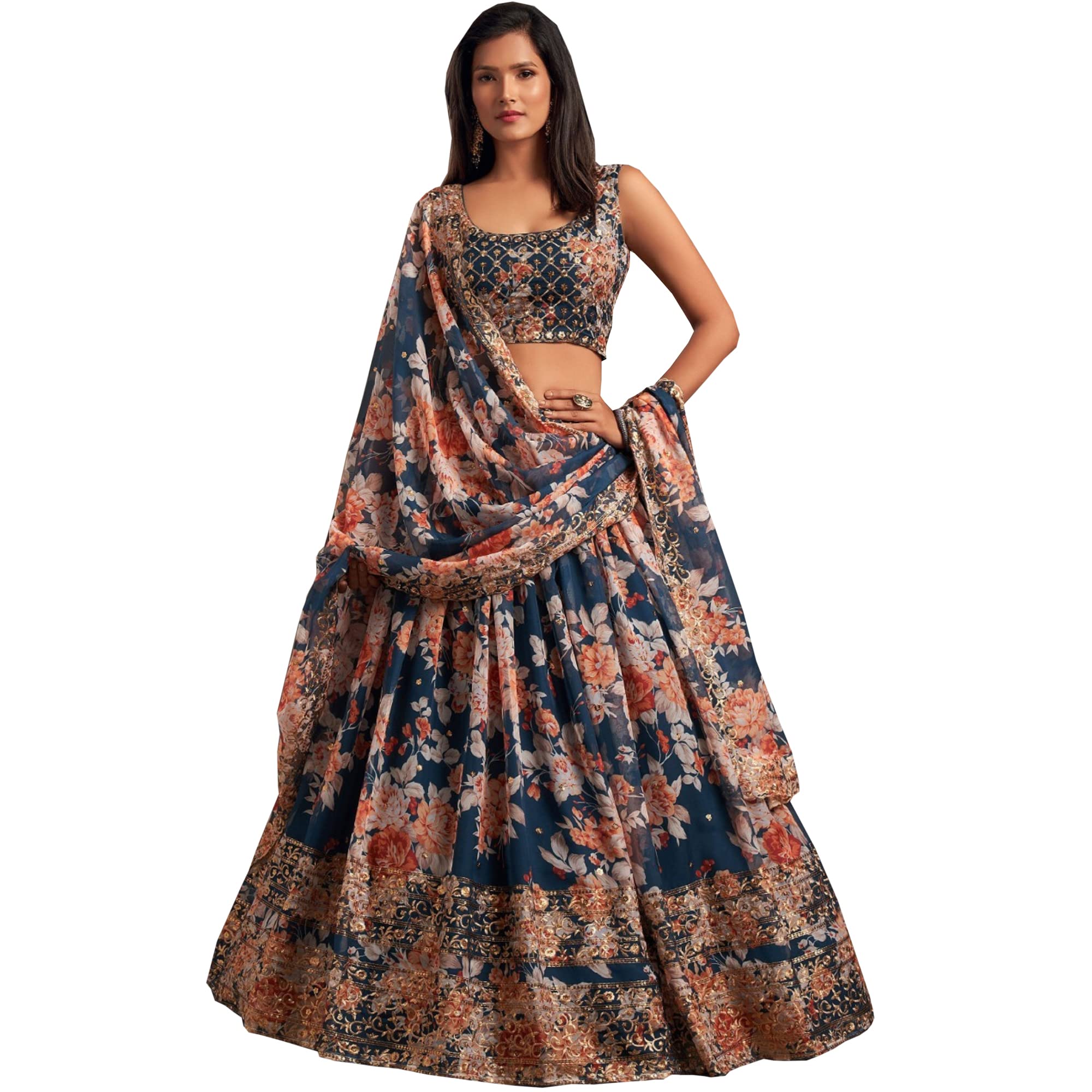 Sangeet Party Wear Lehenga Choli | Affordable Prices for Online Sales
