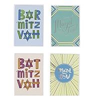 Hallmark Tree of Life Bat Mitzvah and Bar Mitzvah Boxed Cards Assortment (Bat and Bar Mitzvah Congratulations, 12 Greeting Cards and Envelopes)