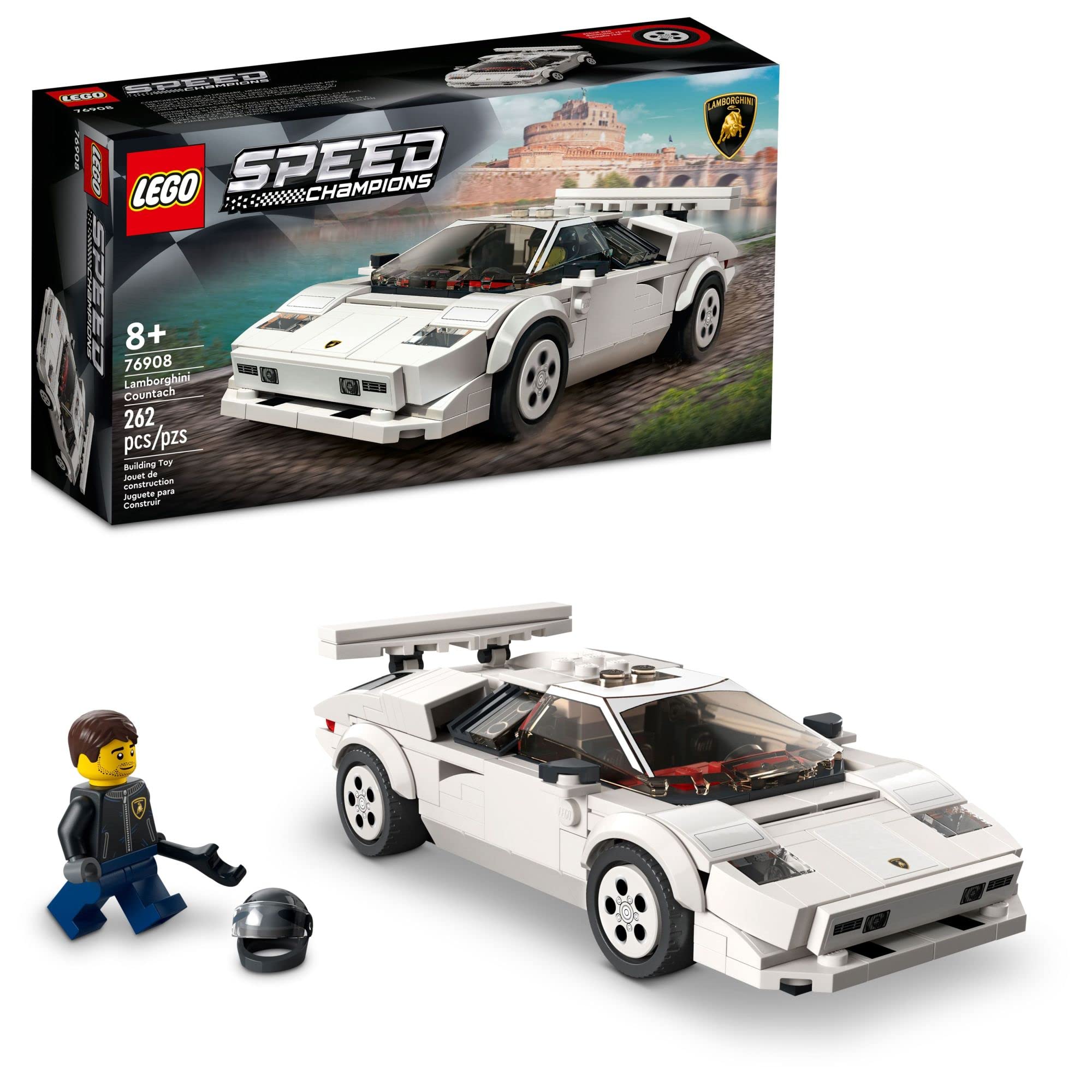 Mua LEGO Speed Champions Lamborghini Countach 76908, Race Car Toy Model  Replica, Collectible Building Set with Racing Driver Minifigure trên Amazon  Mỹ chính hãng 2023 | Fado