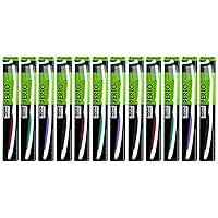 Dr. Collins Perio Toothbrush, (Colors Vary) (Pack of 12)