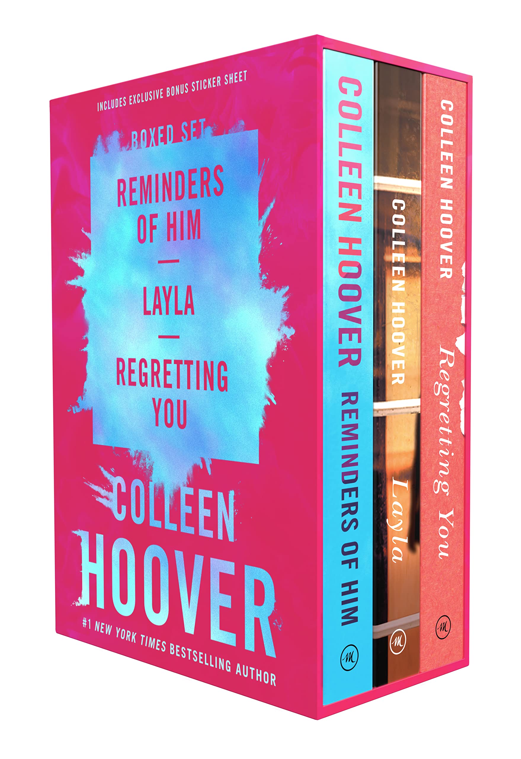 Colleen Hoover 3-Book Boxed Set: Reminders of Him, Layla, Regretting You