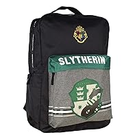 Bioworld Harry Potter Slytherin Backpack School Book Bag With Laptop Sleeve