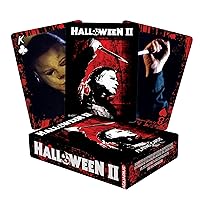 AQUARIUS Halloween 2 Playing Cards - Halloween 2 Themed Deck of Cards for Your Favorite Card Games - Officially Licensed Halloween Merchandise & Collectibles, Black, Red, 2.5 x 3.5 (52854)