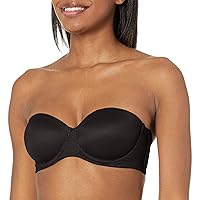 Bali Women's One Smooth U Strapless, Ultimate Stay in Place, 7-Way Multiway Underwire Bra, Full Coverage
