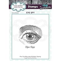 CREATIVE EXPRESSIONS 3PL Stamp Andy SK Eye SPY, Grey Rubber