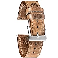 torbollo Horween Leather Watch Strap for Men Women,18mm,20mm,22mm High-end Quick Release Watch Bands Handmade Watch Strap Soft Vintage Replacement