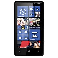 Lumia 820 8GB GSM 4G LTE Windows 8 Smartphone - Black - AT&T - No Warranty
