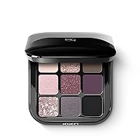 Kiko MILANO - New Glamour Multi Finish Eyeshadow Palette 04 Palette with 9 eyeshadows in different finishes