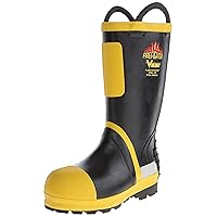 Viking Men's 14” Felt Lined Firefighter and EMS Boots with Chemical Resistant FR Upper, and Steel Toe, EH