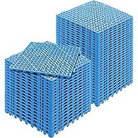 VEVOR Interlocking Tile 50PCS Blue, Drainage Tiles 12