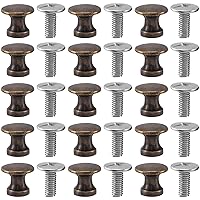 32Pcs Mini Cabinet Knobs 1/2 Inch Round Jewelry Box Pull Handle Small Drawer Knobs Handles for Jewelry Box Gift Case Mini Dresser Cabinet