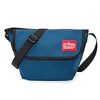 Manhattan Portage Mini NY Messenger Bag With Zip Pocket And Spacious Compartment Water Resistant Cordura 1000D (Navy)