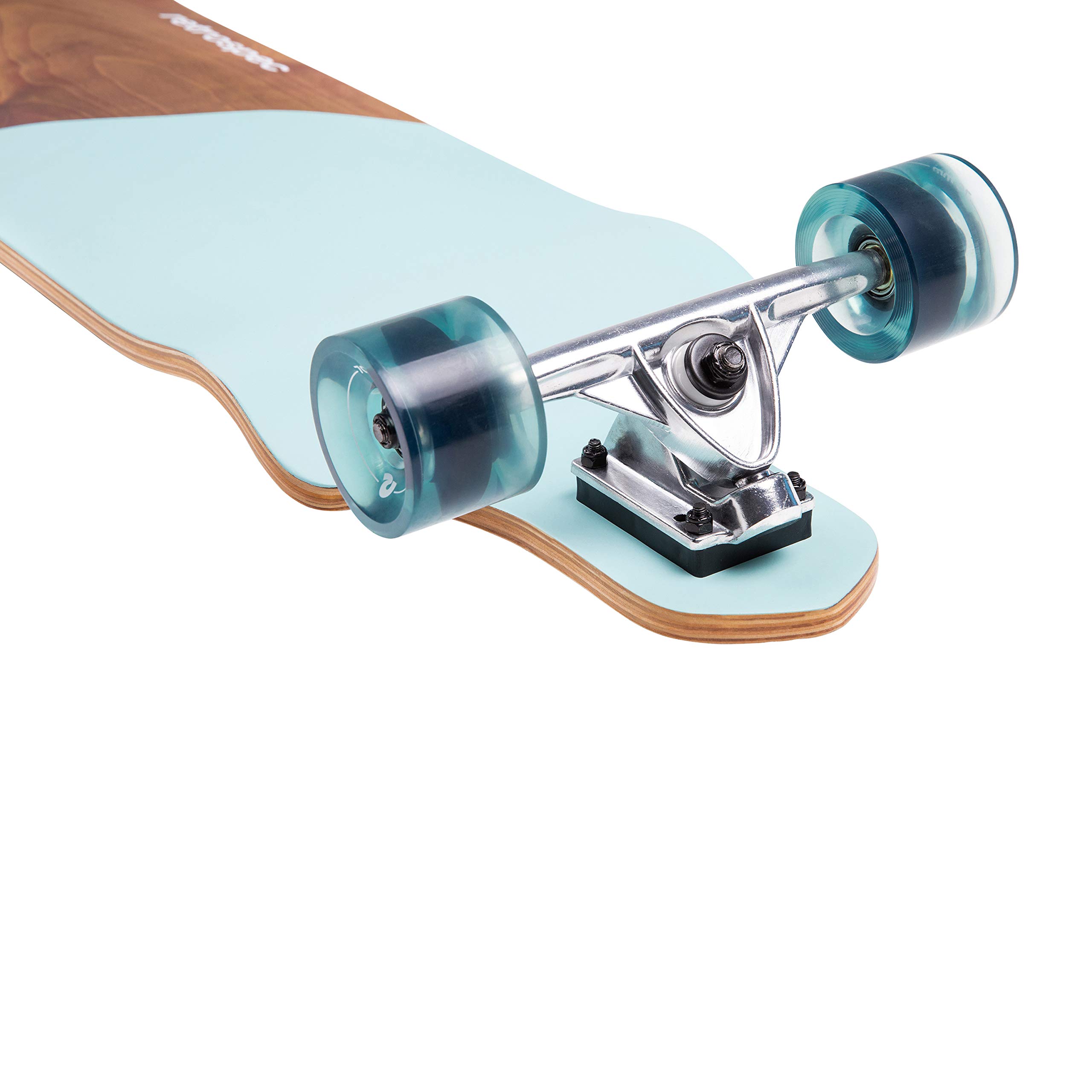 Retrospec Tidal 41-inch Drop-Down Longboard Skateboard Complete 9-Ply Canadian Maple Wood Build Cruiser for Commuting, Cruising, Carving & Downhill Riding
