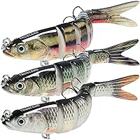 Fishing Lures For Bass Trout Multi Jointed Swimbaits Slow Sinking Bait For  Freshwater Saltwater Bionic Fishing Lure Kit