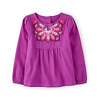 Girls' and Toddler Long Sleeve Woven Shirts