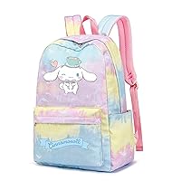 Anime Cinnamoroll Print Casual Backpack Big Ear Dog Laptop Backpack