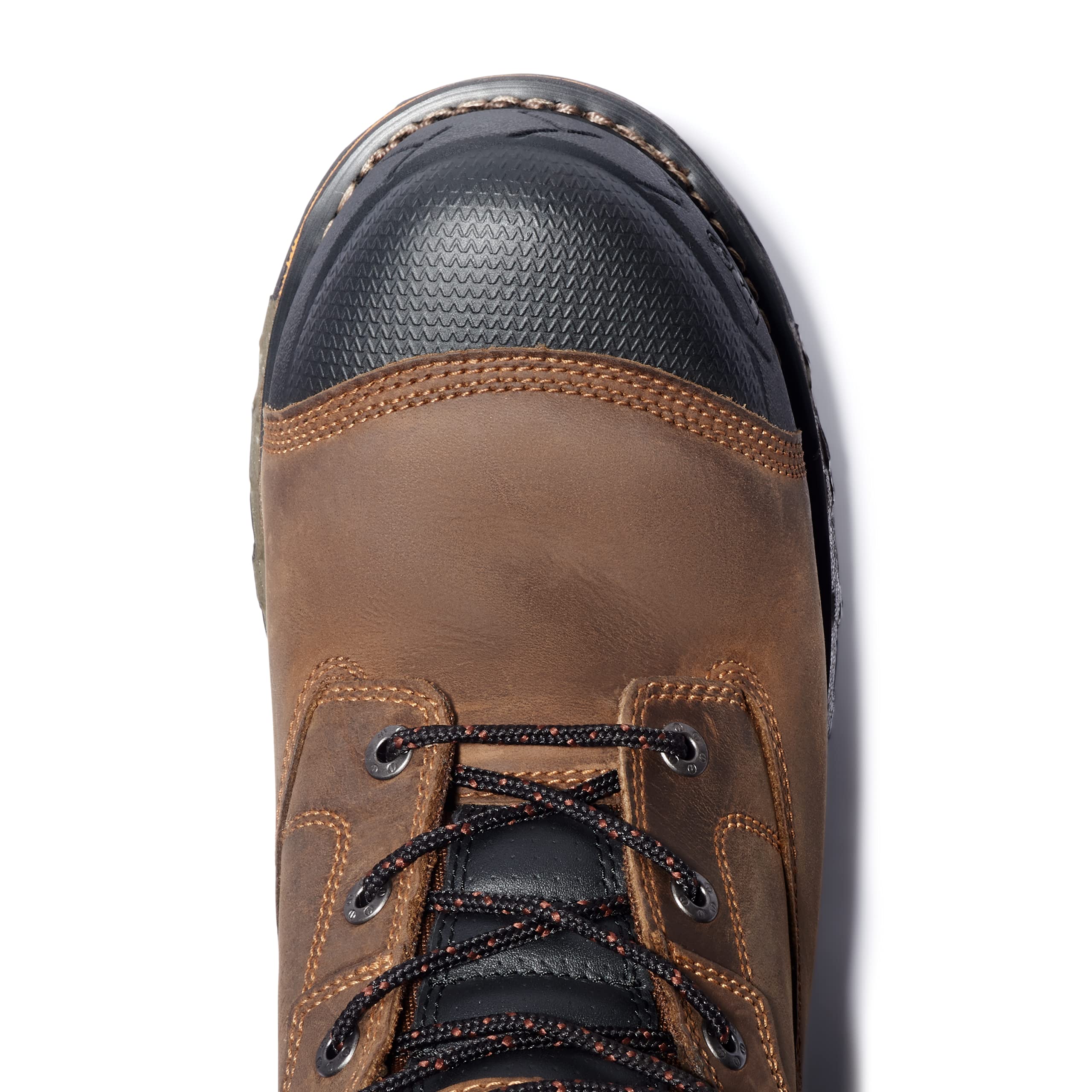 Timberland PRO Men's Boondock 6 Inch Composite Safety Toe Waterproof 6 CT WP, Brown, 9.5 Wide