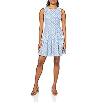 Tommy Hilfiger Women's Sleeveless Dress - Fit and Flare to Wear as a Party Dress