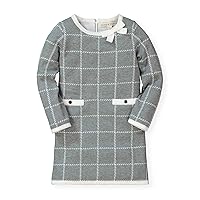 Hope & Henry Girls' Bow Detail Sweater Dress