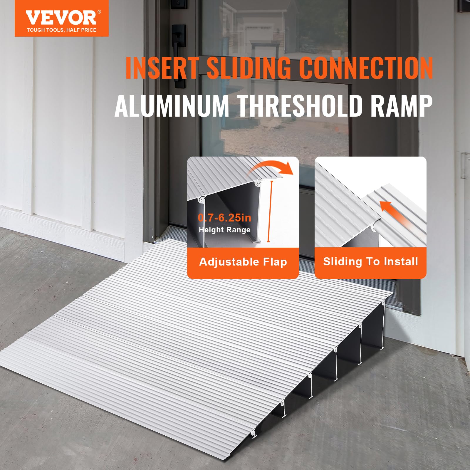 VEVOR Door Threshold Ramp, 6