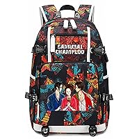 Anime Cosplay Samurai Champloo Backpack Bookbag Daypack School Bag Satchel Laptop Bag 4