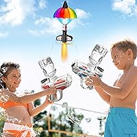 Electric Rocket Launch + Electric Water Guns Set! The Perfect Combination for Outdoor Adventures for Kids and Adults