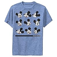 Disney Characters Mickey Expressions Boy's Performance Tee