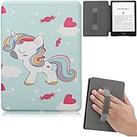 Case for Kindle Paperwhite 2021, Lightweight Hand Strap Cover with Auto Sleep/Wake Case for 6.8