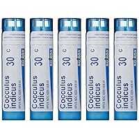Boiron Cocculus Indicus 30C, Homeopathic Medicine for Motion Sickness (Pack of 5)