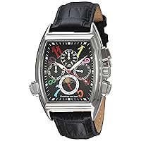 Men's CV2130 Grandeur Analog Display Automatic Self Wind Black Watch