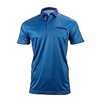 HEAD Men's Golf Polo Shirt High Performance, Memory Stretch, Faux Pocket