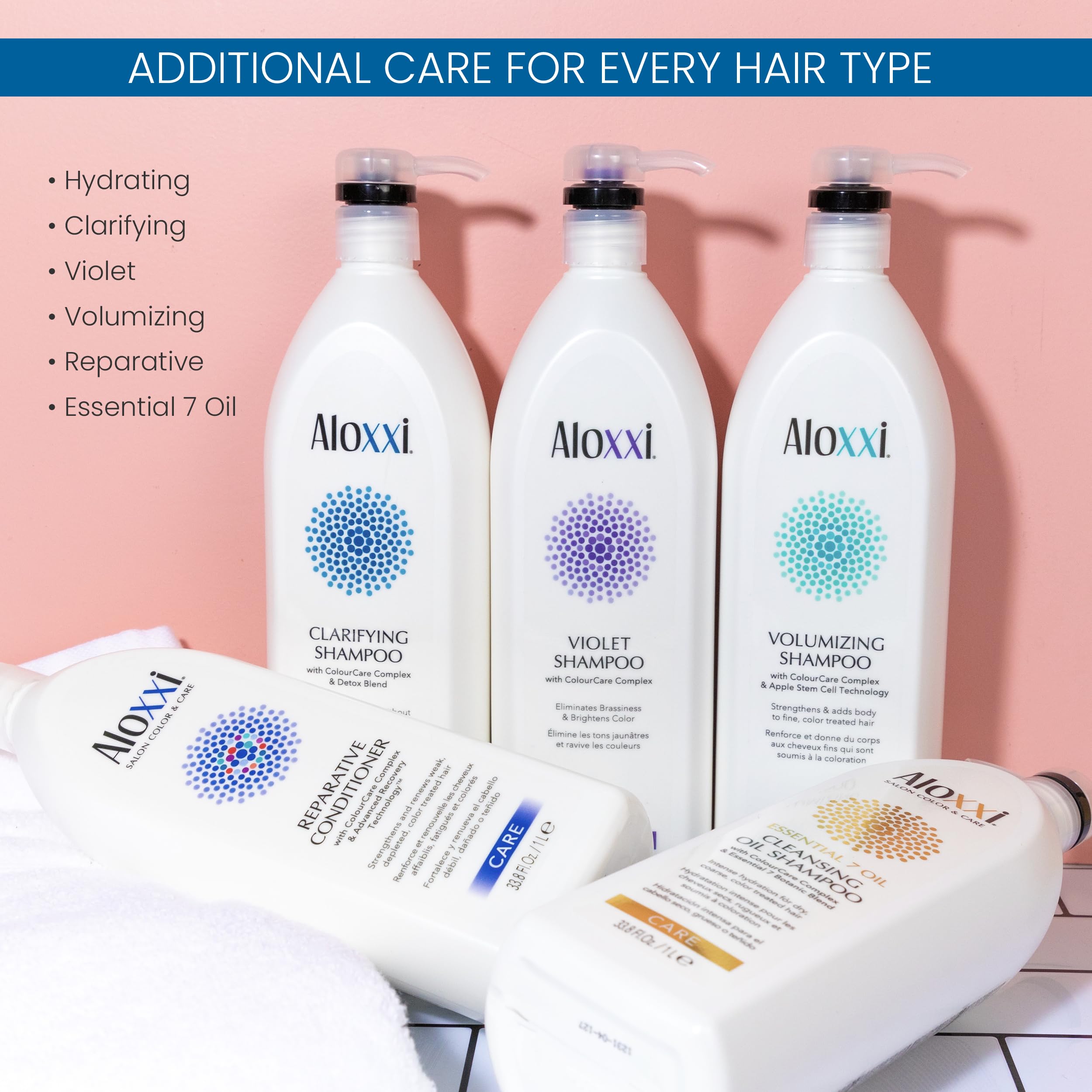 ALOXXI Hydrating Color Protectant Conditioner for Color Treated Hair with Keratin, Jojoba Oil & Olive Oil - Paraben & Sulfate Free