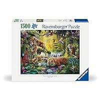 Ravensburger Tranquil Tigers 1500 Piece Jigsaw Puzzle for Adults - 12000696 - Handcrafted Tooling, Made in Germany, Every Piece Fits Together Perfectly