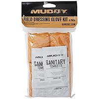 Muddy Treestands Field Dressing Glove Kit (Pack of 4) Black, One Size