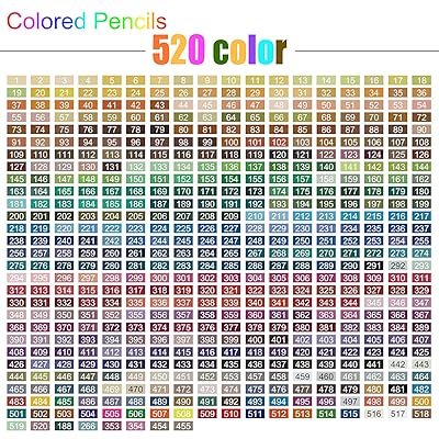 Bajotien 520 Coloring Pencils for Adults Coloring Vietnam