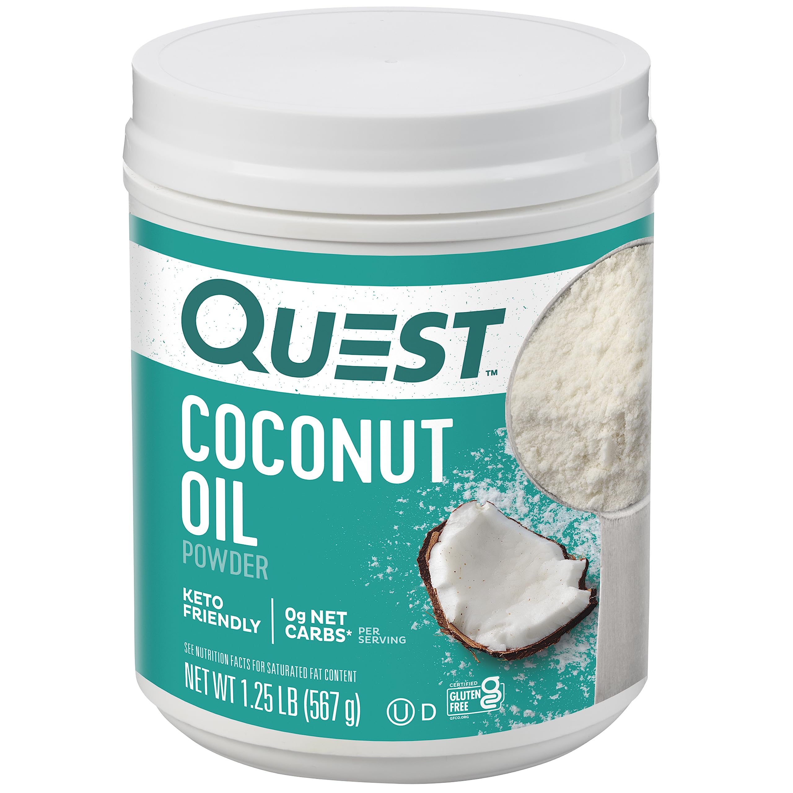 Quest Nutrition Coconut Oil Powder, 56 Servings, 560 g, 1.25 lb