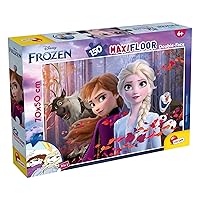 Lisciani Giochi Disney Puzzle DF Maxi Floor 150 Frozen, Colour, 91799